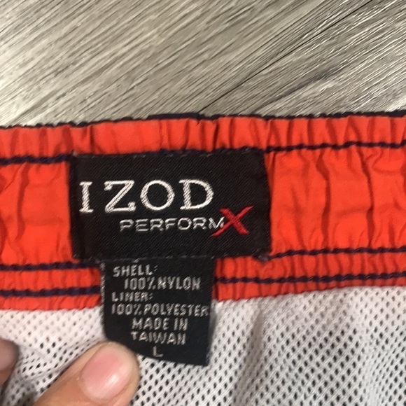IZOD Performance X Navy Blue Swim Trunks size L - Picture 7 of 8